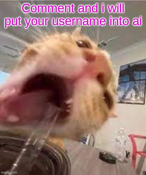 Silly | Comment and i will put your username into ai | image tagged in silly | made w/ Imgflip meme maker