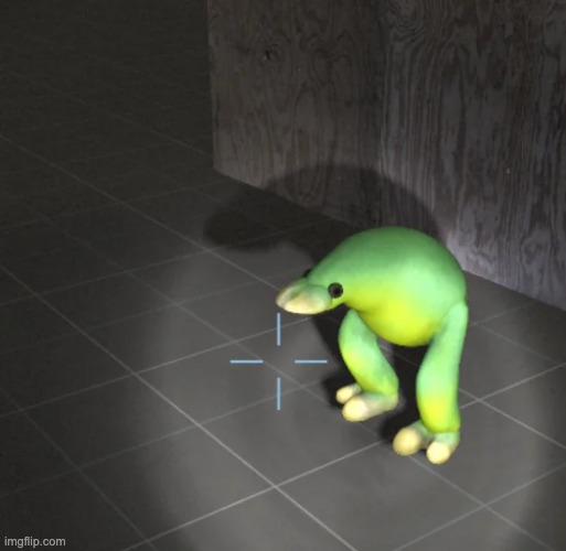 someone put their spore creature into a source game and i love the aura of this image so fucking much | made w/ Imgflip meme maker