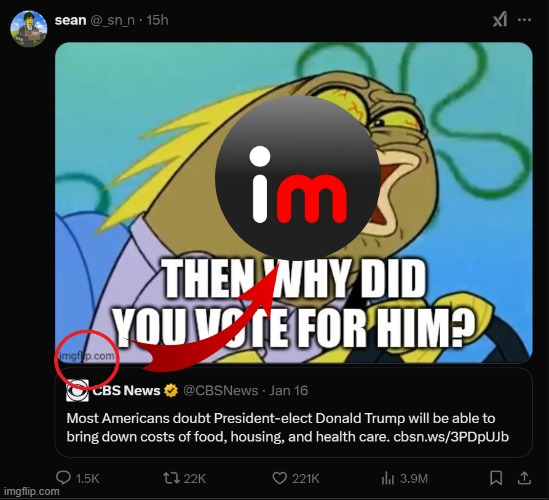 is that a imgflip reference??? | made w/ Imgflip meme maker