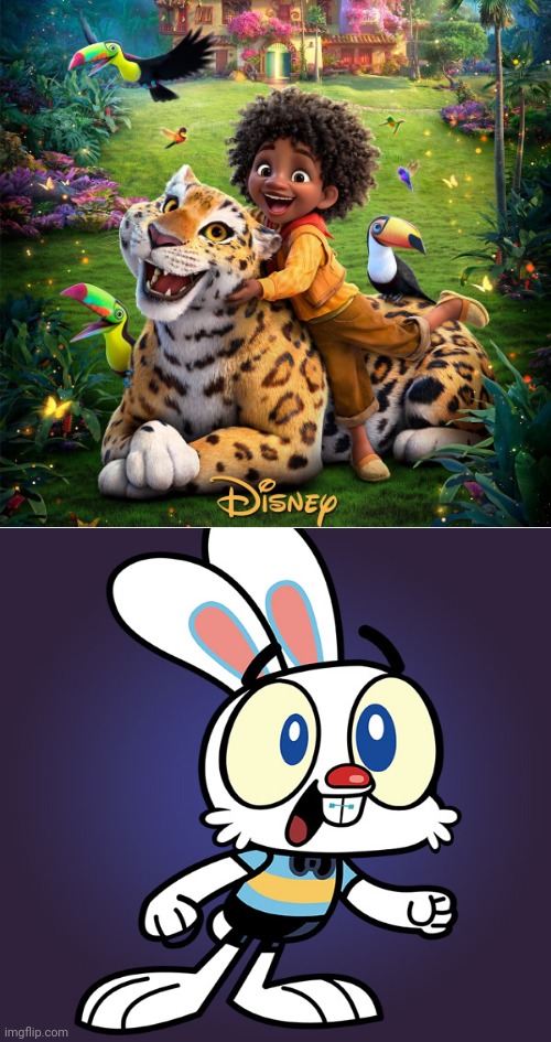 Antonio Befriends Bunnie | image tagged in antonio befriends who,bunnie,harry and bunnie,encanto,encanto meme,antonio madrigal | made w/ Imgflip meme maker