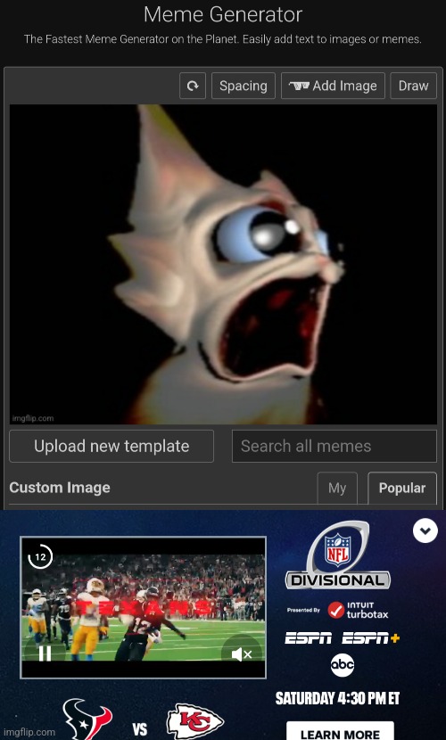 There's still ads | made w/ Imgflip meme maker