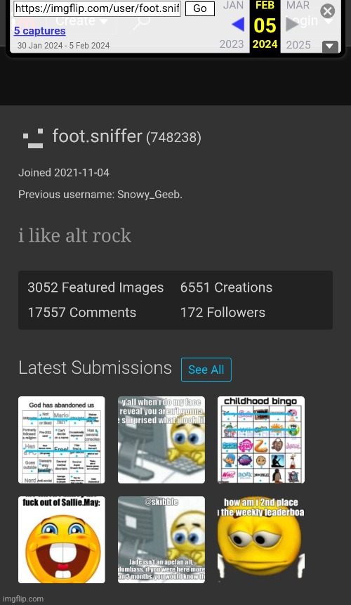 crazy that i have 1m points more than i did less than a year ago | made w/ Imgflip meme maker