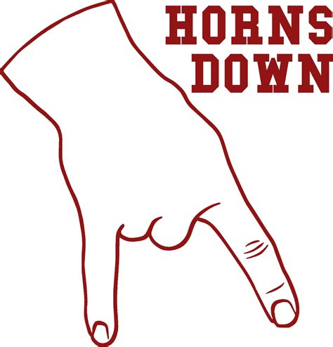 Horns Down Blank Meme Template