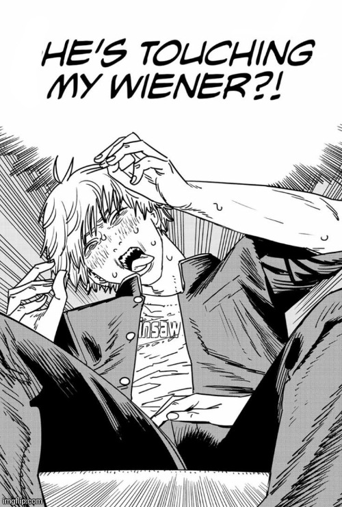She's touching my wiener?! | image tagged in she's touching my wiener | made w/ Imgflip meme maker