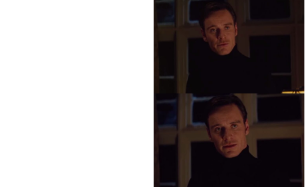 High Quality Perfection (2 Image Version) Blank Meme Template