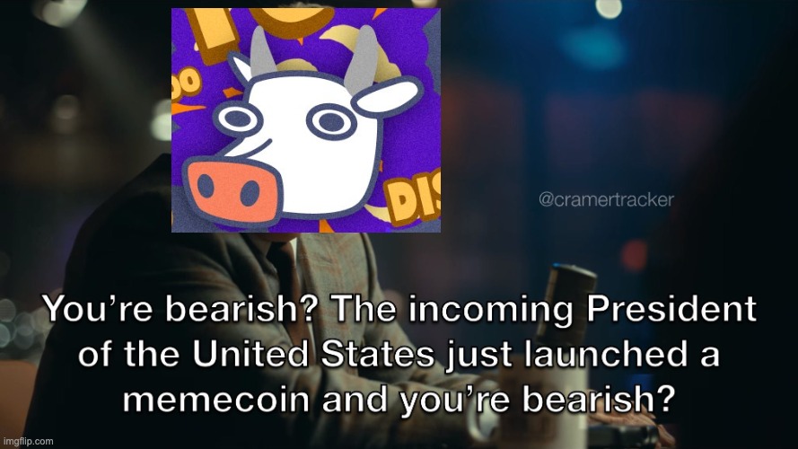 Trump To the MOO | image tagged in trump to the moo | made w/ Imgflip meme maker