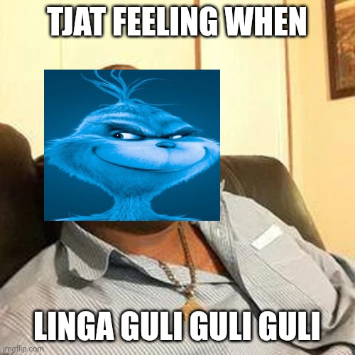 don pollo | TJAT FEELING WHEN; LINGA GULI GULI GULI | image tagged in don pollo | made w/ Imgflip meme maker