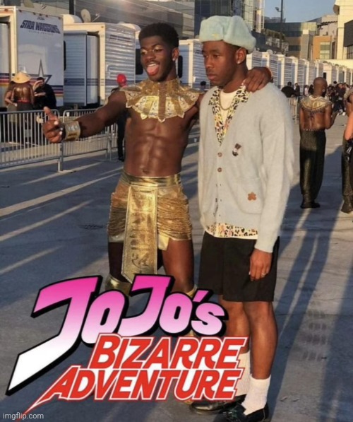 image tagged in memes,shitpost,anime,jojo's bizarre adventure,oh wow are you actually reading these tags | made w/ Imgflip meme maker