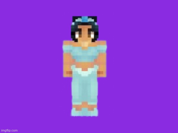 Jasmine as a Minecraft character | image tagged in disney,disney princess,minecraft,pretty girl,girl,princess | made w/ Imgflip meme maker