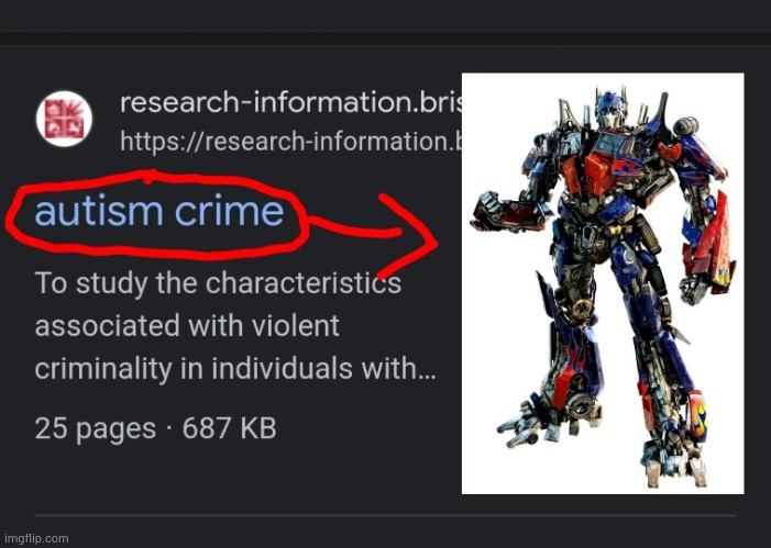 optimus prime | image tagged in autism crime | made w/ Imgflip meme maker