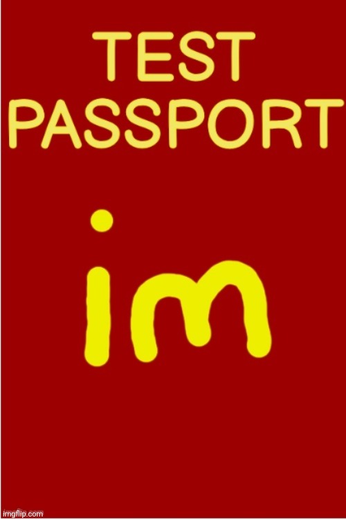 Here | image tagged in imgflip passport template,passport,imgflip | made w/ Imgflip meme maker