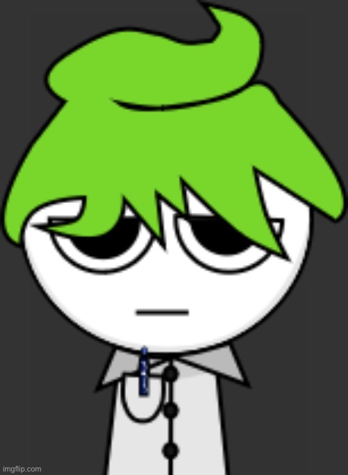 yeah I’m bored so have Splatt’s design while he was still human (I’ll put his actual design in the comments) | made w/ Imgflip meme maker