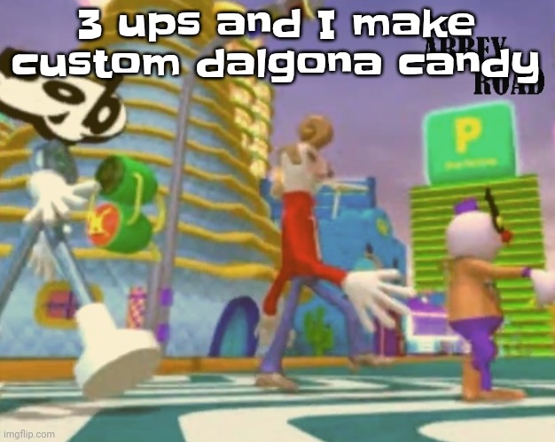 SQUID GAMES ❗❗❗❗ | 3 ups and I make custom dalgona candy | image tagged in shut up ringo | made w/ Imgflip meme maker