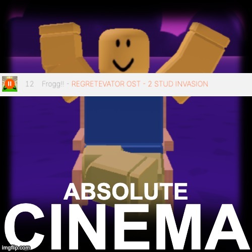 Noob Absolute Cinema | image tagged in noob absolute cinema | made w/ Imgflip meme maker