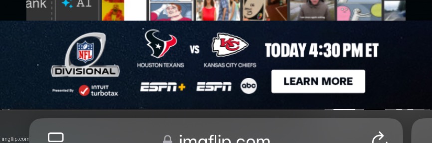 why tf am i still getting this ad the game already started | made w/ Imgflip meme maker