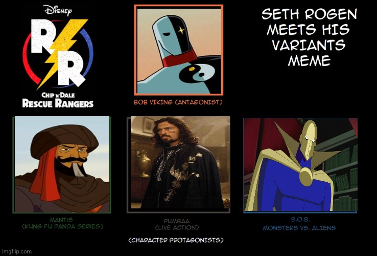 Oded Fehr Meets His Variants | image tagged in seth rogen meets his variants | made w/ Imgflip meme maker