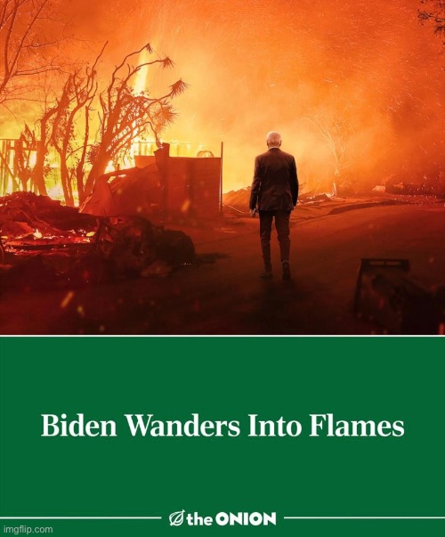 Who told him that the blue fire is colder than the orange fire | image tagged in gifs,memes,funny,shitpost,the onion,joe biden | made w/ Imgflip meme maker