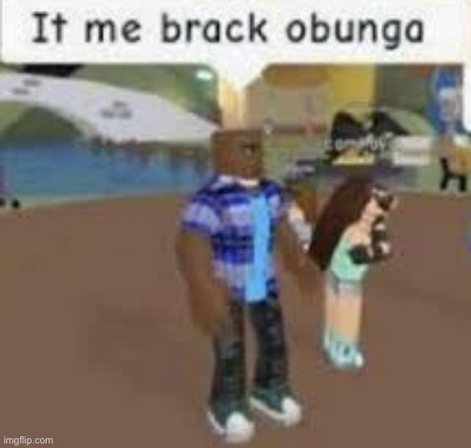 And I am Obama care | image tagged in gifs,memes,funny,shitpost,roblox,obama | made w/ Imgflip meme maker