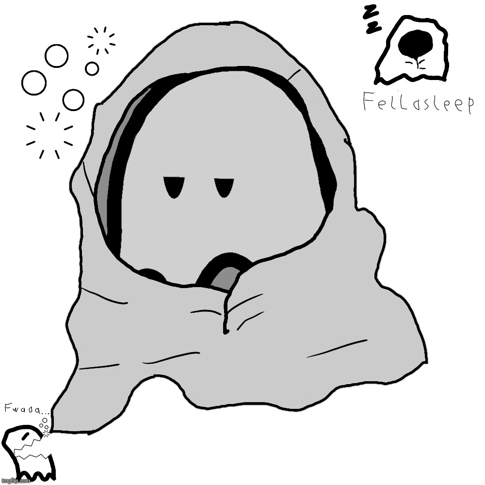 Eepy in da blanky (legit me, it blanket burrito season fr) | made w/ Imgflip meme maker