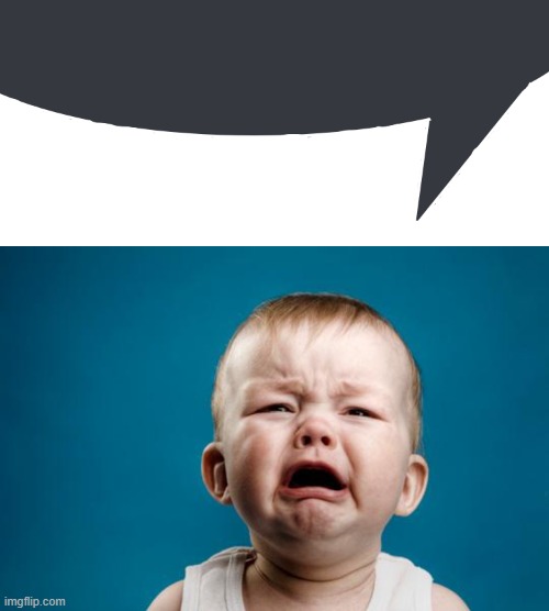 image tagged in discord speech bubble,baby crying | made w/ Imgflip meme maker