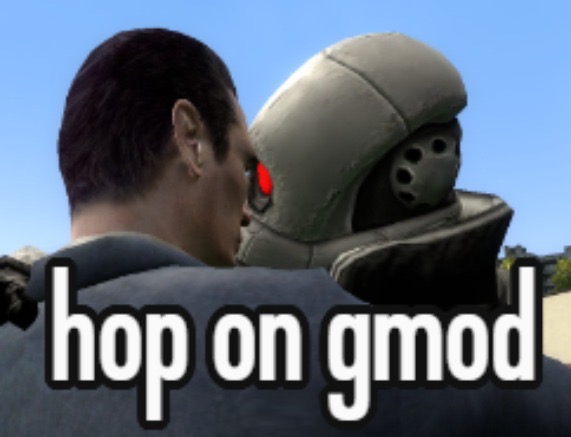 block button exists | image tagged in hop on gmod | made w/ Imgflip meme maker