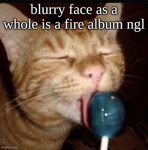 silly goober 2 | blurry face as a whole is a fire album ngl | image tagged in silly goober 2 | made w/ Imgflip meme maker