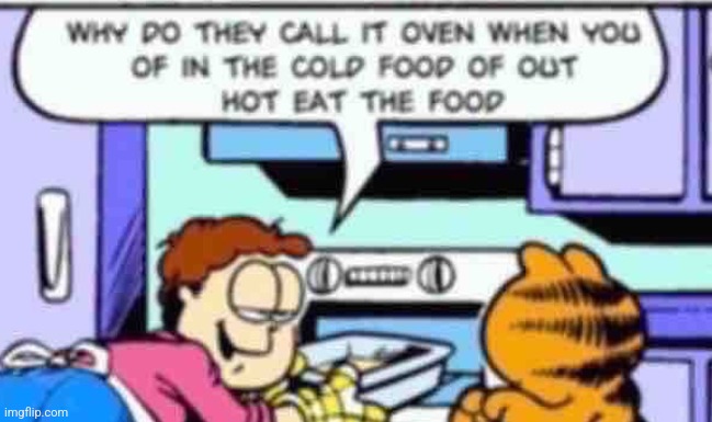 image tagged in garfield | made w/ Imgflip meme maker