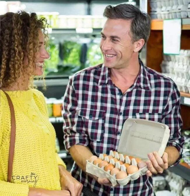 Eggs at supermarket Blank Meme Template