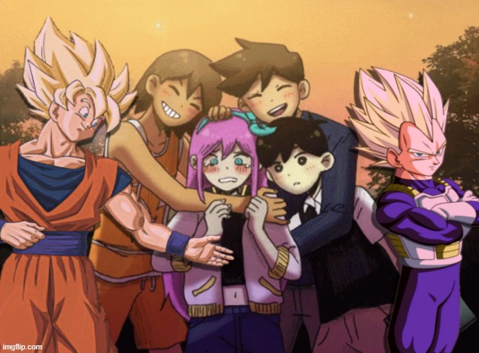 istg this image is so fake, the guy in black hair is CLEARLY photoshopped in | made w/ Imgflip meme maker