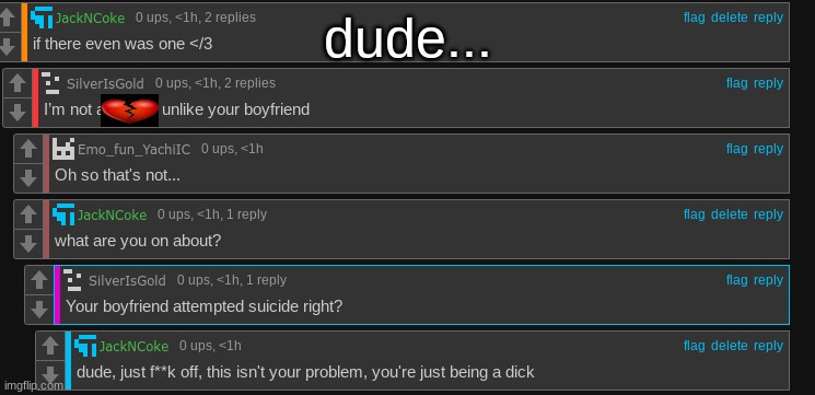 this ain't even bait... | dude... | made w/ Imgflip meme maker