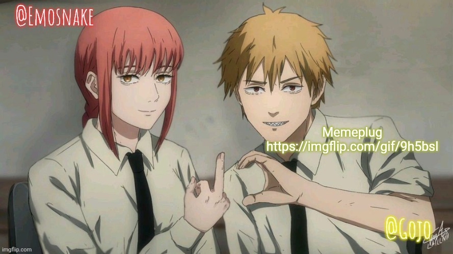 Emosnake and Gojo Shared template | Memeplug https://imgflip.com/gif/9h5bsl | image tagged in emosnake and gojo shared template | made w/ Imgflip meme maker