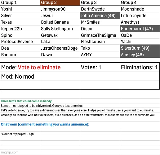 image tagged in voting game s6 | made w/ Imgflip meme maker