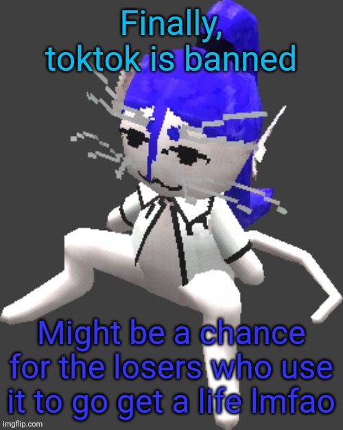 All in the name of cybersecurity | Finally, toktok is banned; Might be a chance for the losers who use it to go get a life lmfao | image tagged in proton announcement template | made w/ Imgflip meme maker