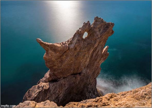 Dragon Rock on Cape Fiolent. Crimea | image tagged in rocks,crimea | made w/ Imgflip meme maker