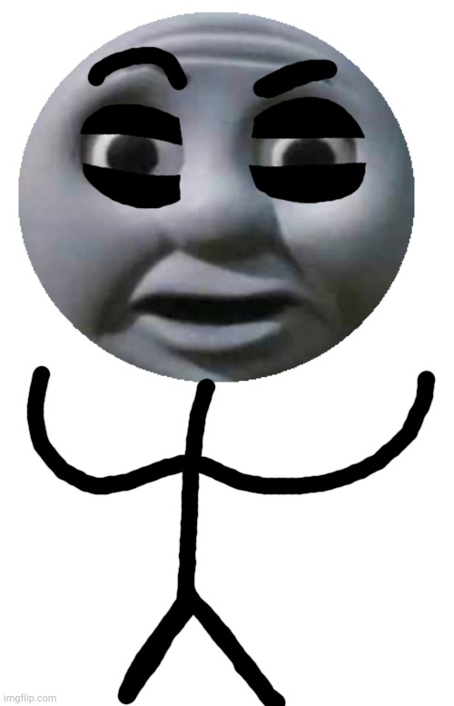 Suspicious Thomas | image tagged in thomas the tank engine o face | made w/ Imgflip meme maker