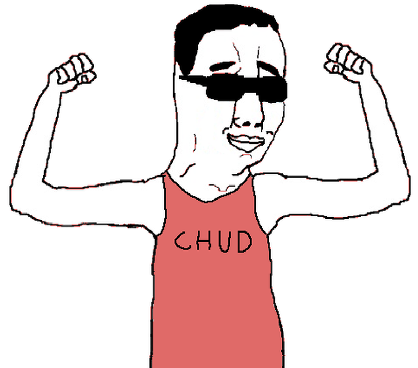 Chudjak with sunglasses and red shirt Blank Meme Template