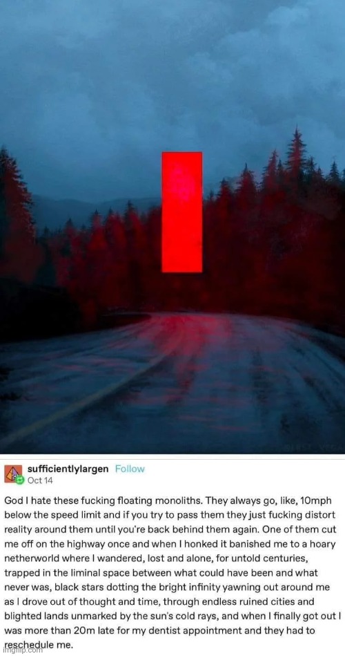 Stupid floating monoliths | made w/ Imgflip meme maker