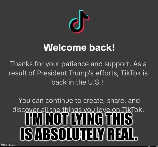 I'M NOT LYING THIS IS ABSOLUTELY REAL. | made w/ Imgflip meme maker