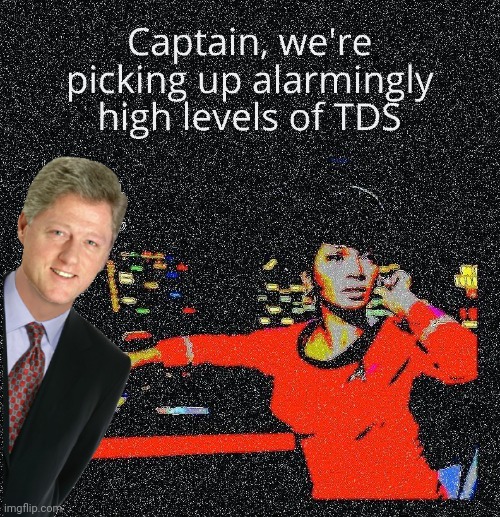 Jailbait Bill spreading STDS across the galaxy | image tagged in bill clinton - sexual relations,star trek,stds | made w/ Imgflip meme maker