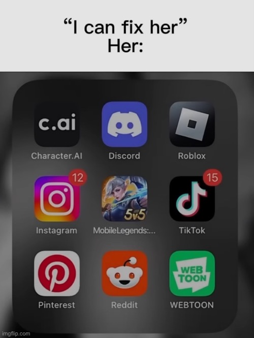 It’s SO over if she has Webtoon | made w/ Imgflip meme maker