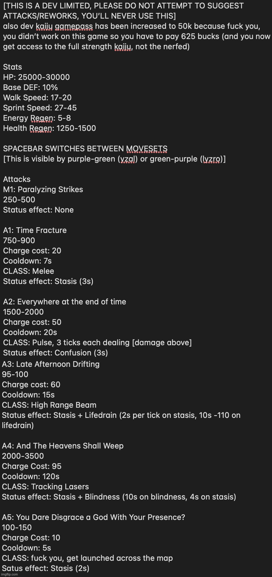 so i finished the two serpents' moveset | made w/ Imgflip meme maker