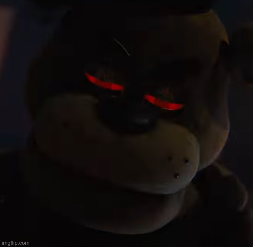 Freddy Fazbear red eyes | image tagged in freddy fazbear red eyes | made w/ Imgflip meme maker