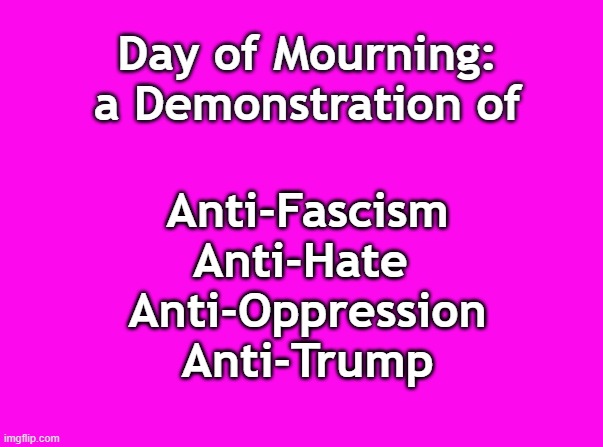 Day of Protest Blank Meme Template