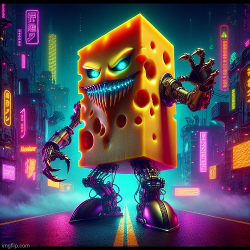 Evil cheese | image tagged in evil cheese | made w/ Imgflip meme maker