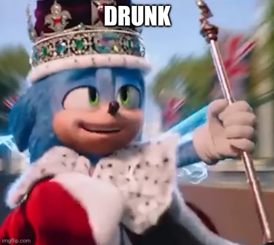 Eoboy | DRUNK | image tagged in king sonic i | made w/ Imgflip meme maker