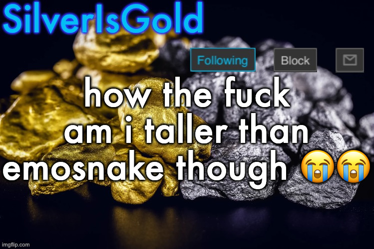 Silver’s Nostalgia Template | how the fuck am i taller than emosnake though 😭😭 | image tagged in silver s nostalgia template | made w/ Imgflip meme maker