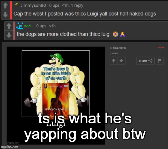 ts is what he's yapping about btw | made w/ Imgflip meme maker