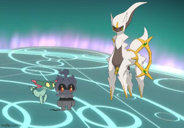 Marshadow Legends 2: The Eternal Night: Kage and Nagabiku meets Arceus.mp3 | image tagged in marshadow legends,eoiverse,paleoverse | made w/ Imgflip meme maker