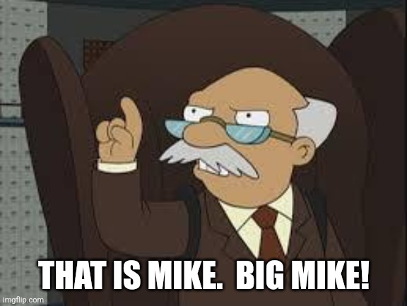 Technically Correct | THAT IS MIKE.  BIG MIKE! | image tagged in technically correct | made w/ Imgflip meme maker