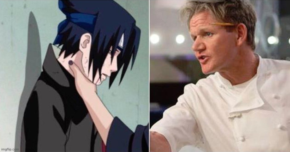 Gordon Ramsey Sasuke Choke | image tagged in gordon ramsey sasuke choke | made w/ Imgflip meme maker